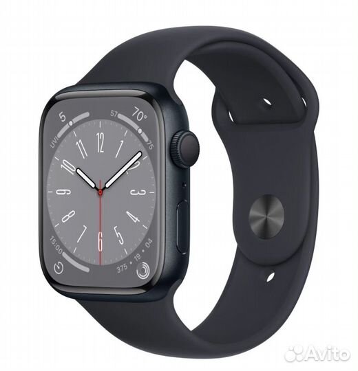 Apple Watch Series 8 45mm Midnight Sport Band