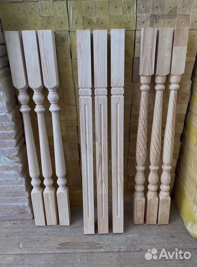 Балясина сосна/ель 50х50х900 розница