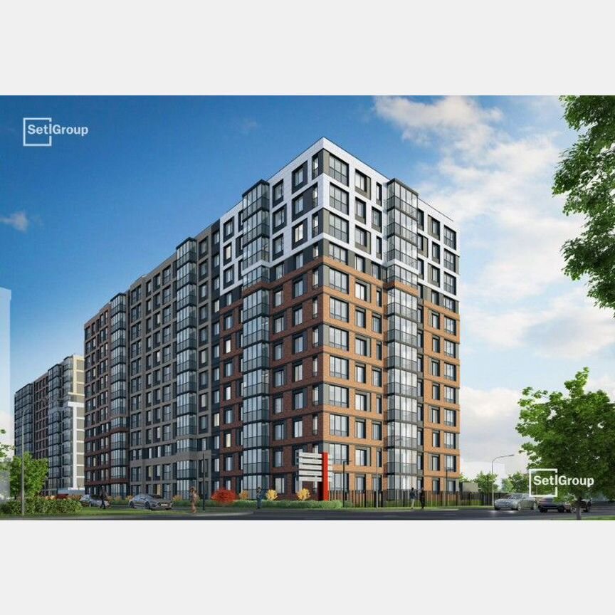 Квартира-студия, 23,3 м², 3/12 эт.