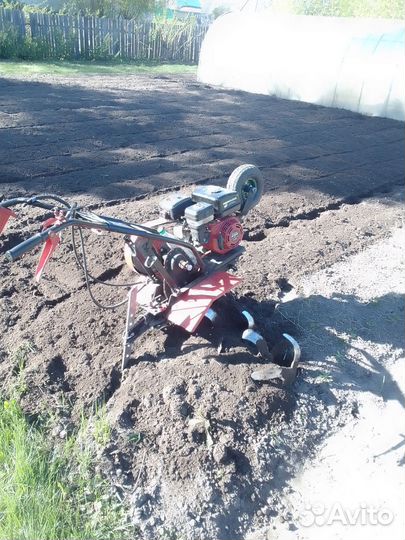 Вспашка земли покос травы мотоблоком,тримером