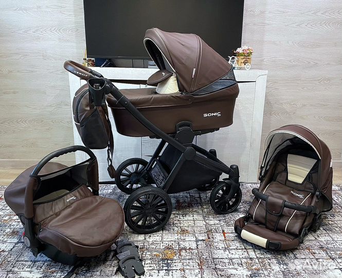 Коляска Verdi Sonic Soft 3 в 1 (отл.сост)