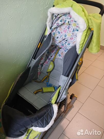 Санки коляска nika