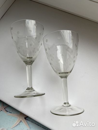 Рюмки и фужеры из стекла СССР