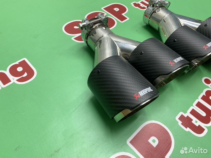 Насадка на глушитель для BMW Акрапович матовые