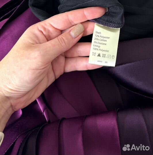 От плеча 97 см. Новое вечернее 44- 46р