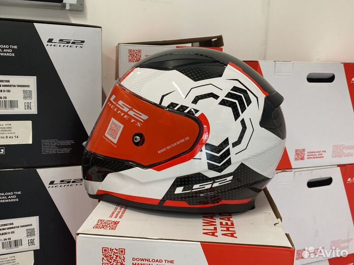 Шлем мнтеграл LS2 FF353 RApid Chost S,M