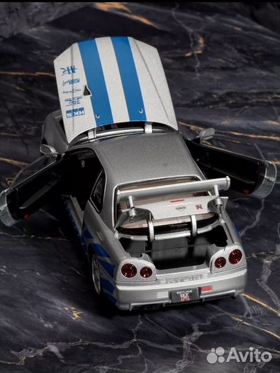 Модель Nissan skyline r34 из форсажа