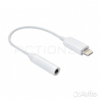 Адаптер с Lightning на Jack 3.5 (белый)