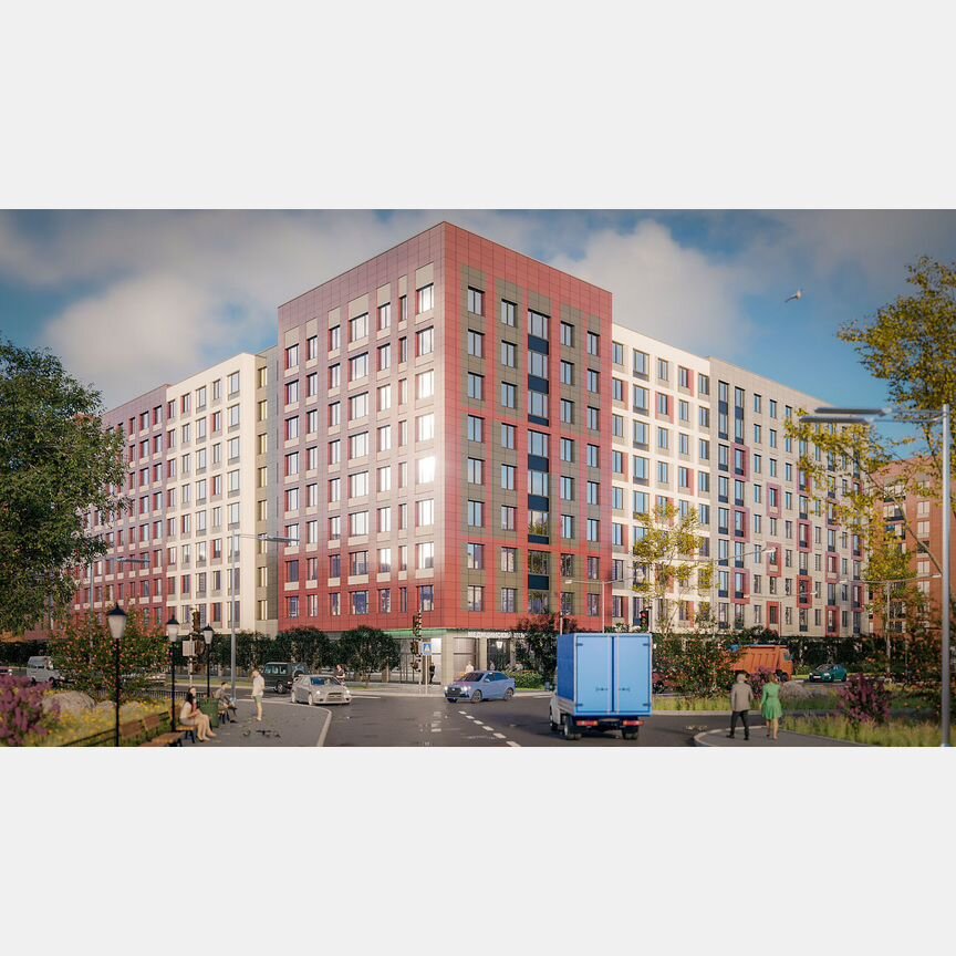 1-к. квартира, 37,3 м², 7/9 эт.