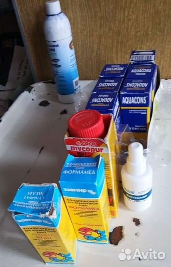 Средства для ухода за аквариумом, обогреватели