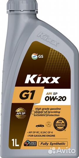 Kixx G1 0w20 SN/SP 1л синт.Plus Kixx