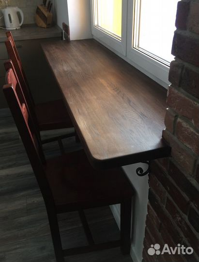 Подоконник деревянный