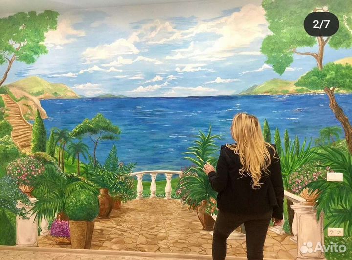 Роспись стен художник