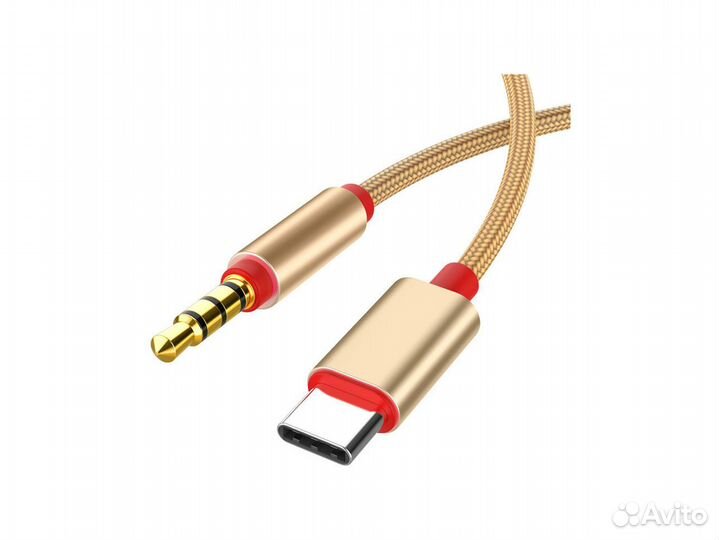 Переходник USB Type-C - Mini Jack 3,5 мм(1 м)