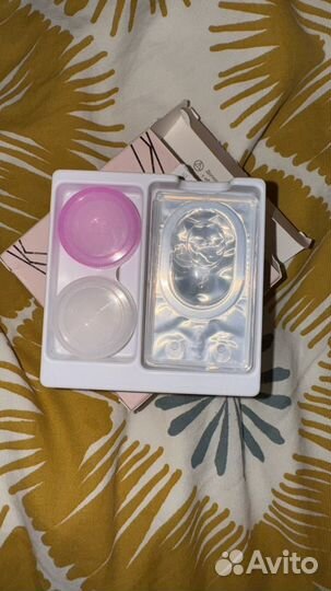 Цветные (голубые) линзы 0.00