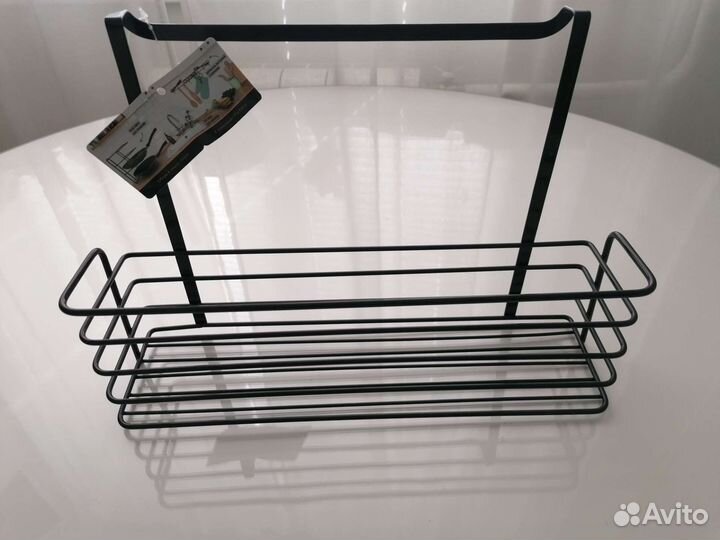 Полка (корзина) на рейлинг новая метал