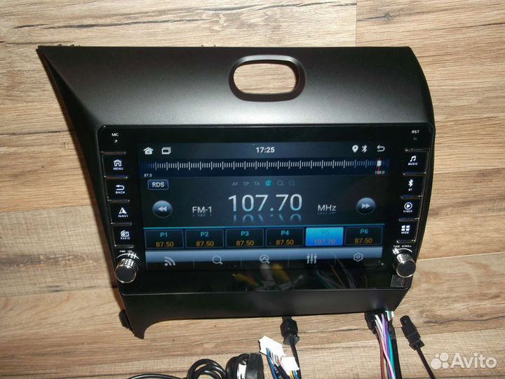 Магнитола Kia Cerato Android физические кнопки