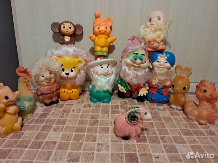 Резиновые игрушки СССР