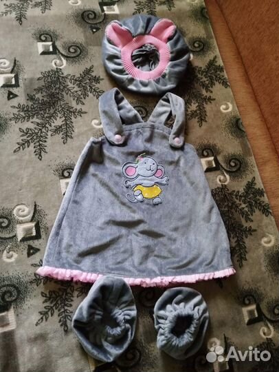 Карнавальные костюмы: заяц, медведь, волк, мышь