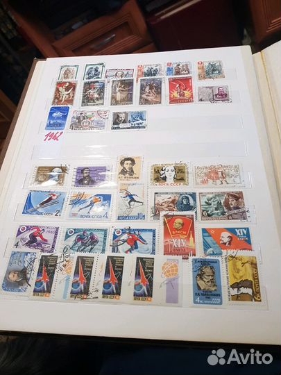 Потовые Марки СССР 1961-1967год гашеный альбом