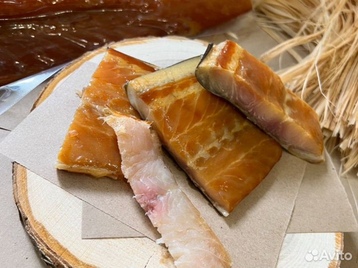 Сом холодного копчения пласт