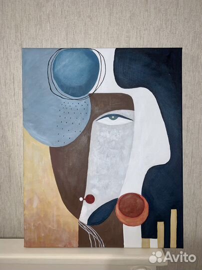 Картина «Абстракция» акрилом