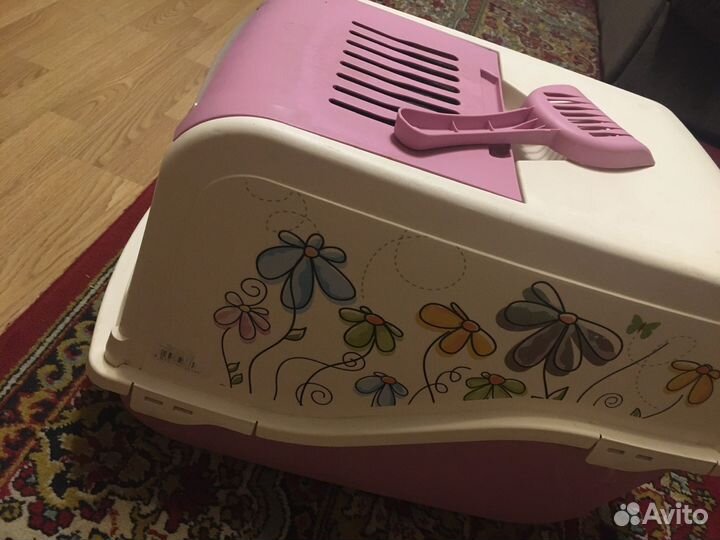 Кошачий туалет закрытый