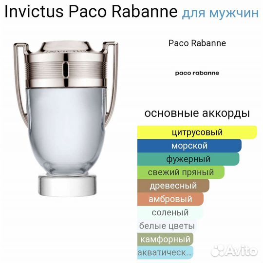 Invictus Paco Rabanne100 ml
