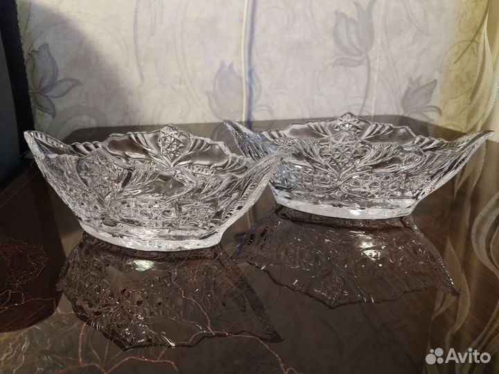 Ваза хрустальная