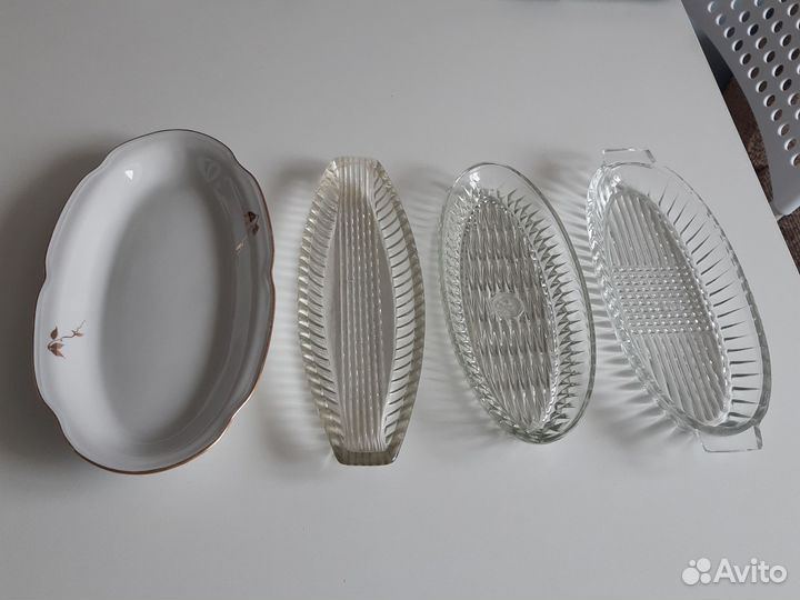 Селедочница стекло СССР