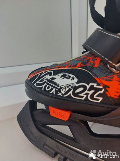 Коньки детские раздвижные р.33-36