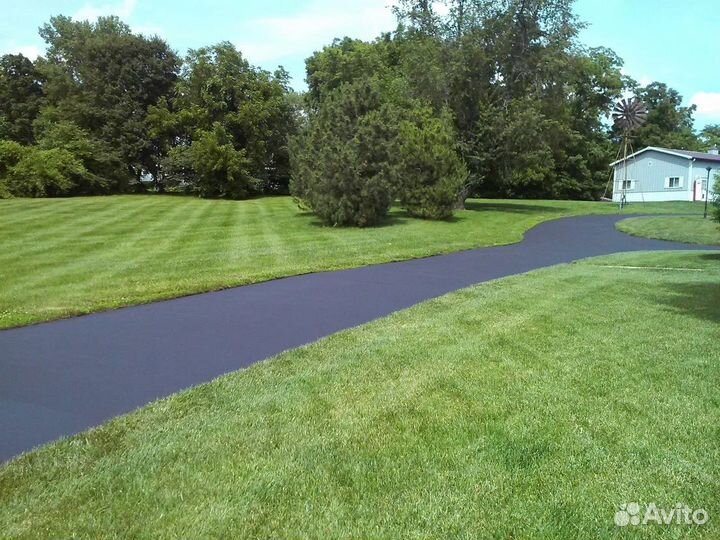 Рулонный газон под ключ. Дренаж. Отсыпка участка