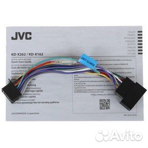 Авто магнитола 1din JVC KD-X162