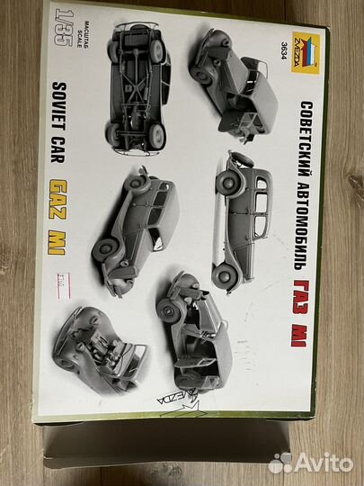 Модель автомобиля Gaz m1 1/35