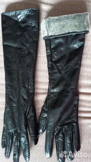 Перчатки женские кожаные