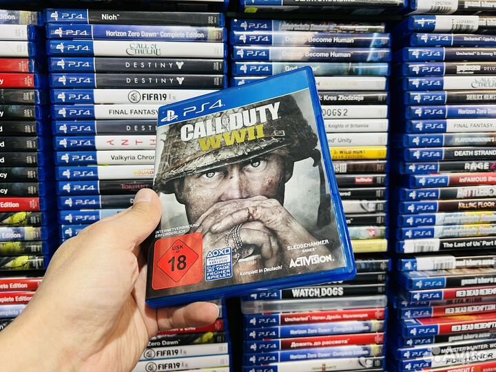 Call of duty ww2 ps4 диск