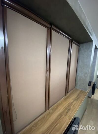 Рулонные шторы в коробе и с направляющими W1157