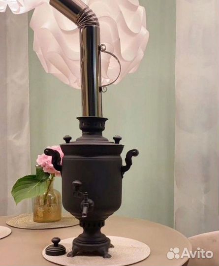 Жаровой самовар на дровах 