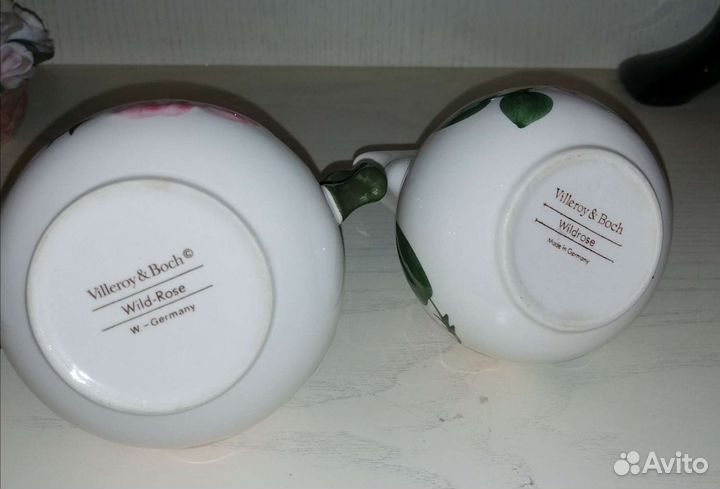 Молочник и сахарница Villeroy boch, Германия