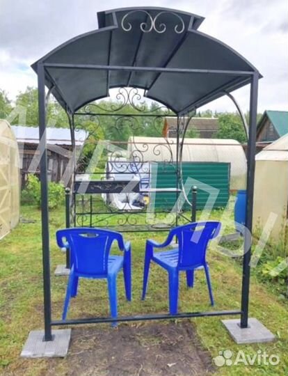 Кованные мангалы с крышей