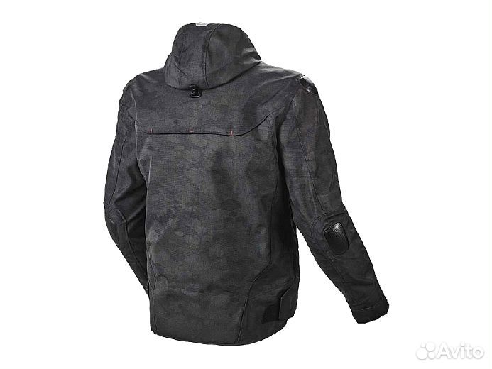 Мотокуртка macna proxim ткань камуфляж черная