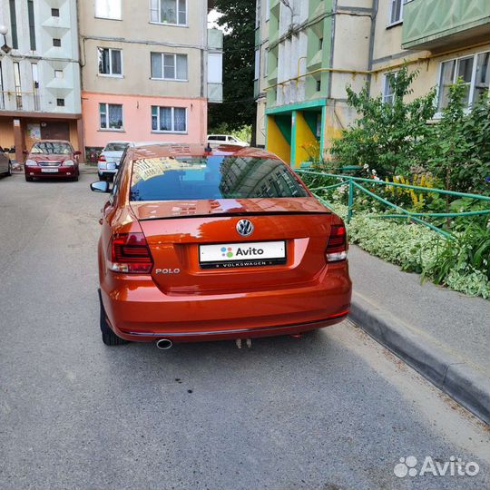 Volkswagen Polo 1.6 AT, 2016, 145 000 км