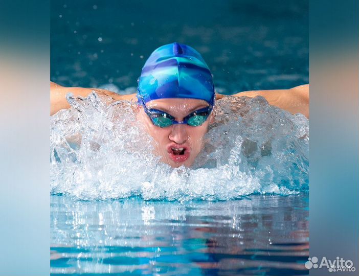 Шапочка для плавания резиновая