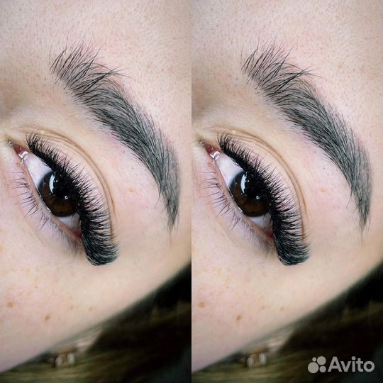 Наращивание ресниц, ламинирование ресниц бровей