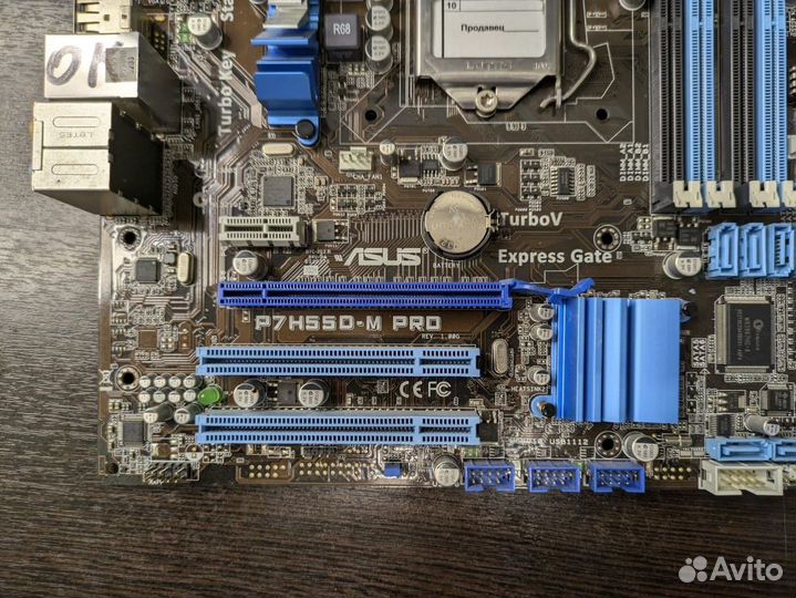 Материнская плата microatx S1156 asus P7H55D-M PRO