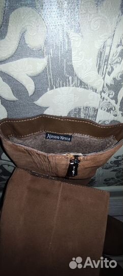 Сапоги зимние женские 36 37 натуральная замша