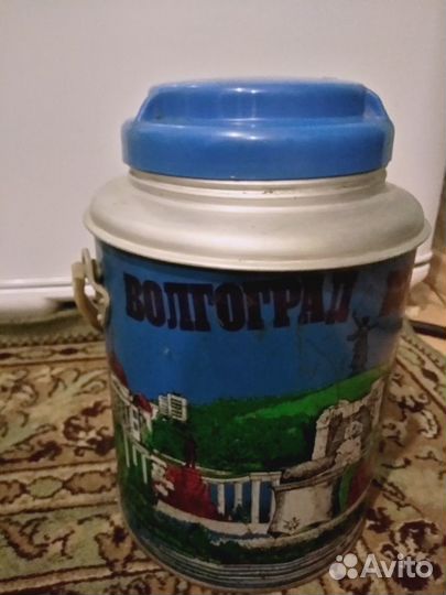 Термос СССР с металлической колбой на 3 литра