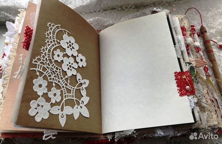 Блокнот ручной работы из антикварных материалов