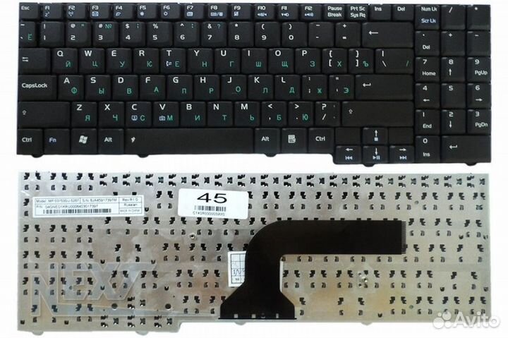 Новая клавиатура для Asus M50, M70, G50, G70