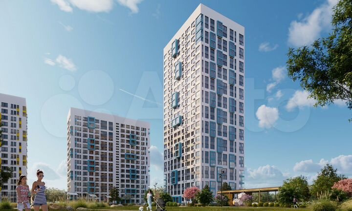 2-к. квартира, 65,4 м², 14/25 эт.